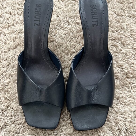 SCHUTZ Women's Dethalia Pin Heel Sandal Size 9 - Picture 2 of 4